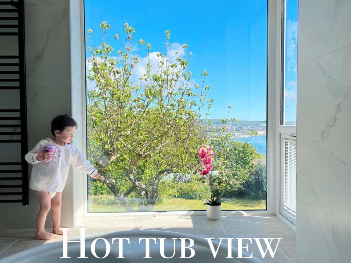 Shan Mu Inn Deluxe Hot-Tub Seaview Apartment Newlyn Exteriör bild